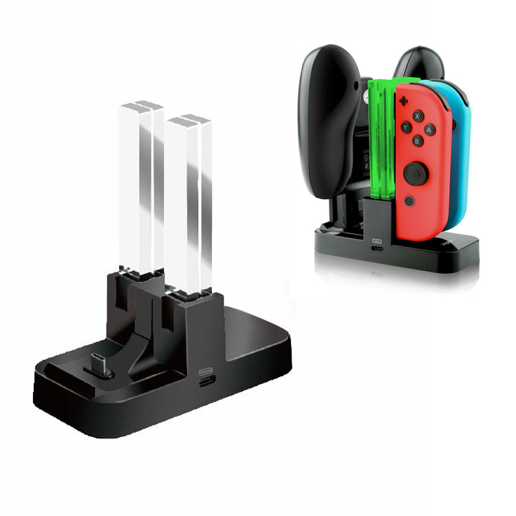DOBE TNS-879 Colorful LED Charging Station Holder with Cable for Nintendo Switch Joy-con Pro DOBE TNS-879 Colorful LED Charging Station Holder with Cable for Nintendo Switch Joy-con Pro